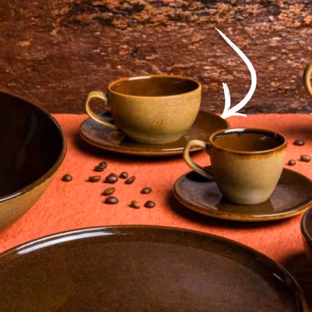 SPHERE SOIL Cappuccino fat, D15cm