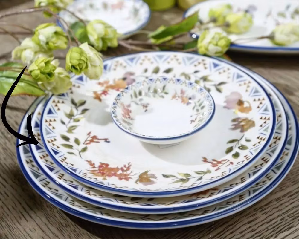 SPRING Tallrik Gourmet flat D25cm