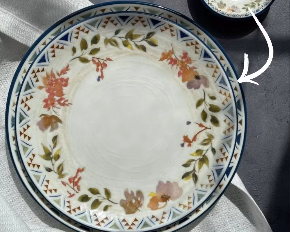 SPRING Tallrik Gourmet flat D25cm