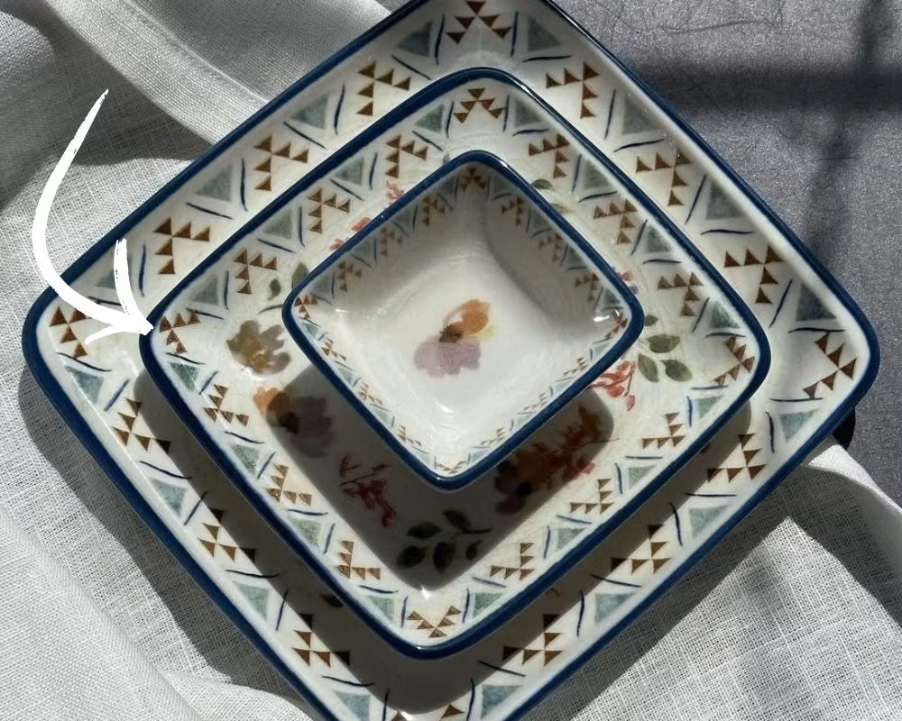 SPRING Rekt Assiett 15x14cm