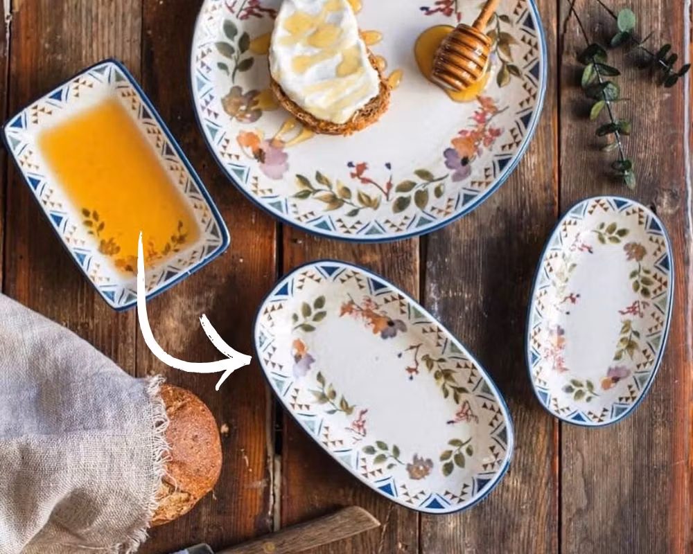 SPRING Assiett Oval 19x11cm