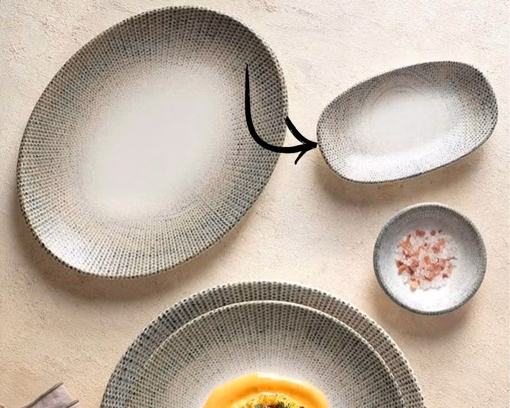 SWAY Assiett Oval 19x11cm