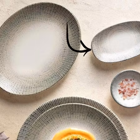 SWAY Assiett Oval 19x11cm