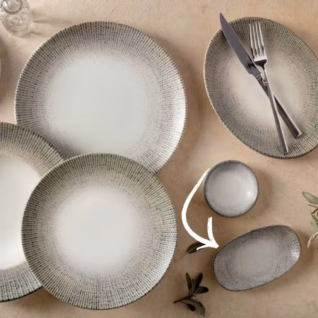 SWAY Oval Assiett 15x8,5cm