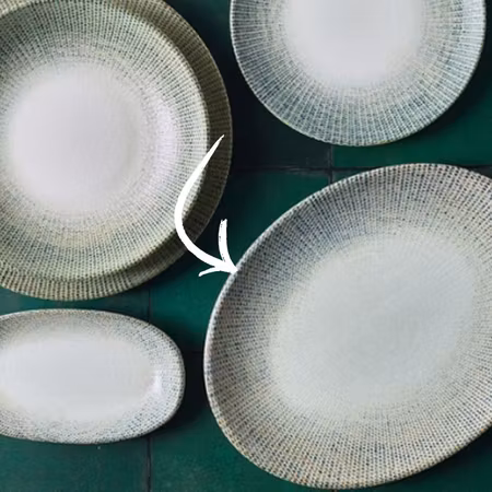 SWAY Oval Tallrik 31x24cm Moove