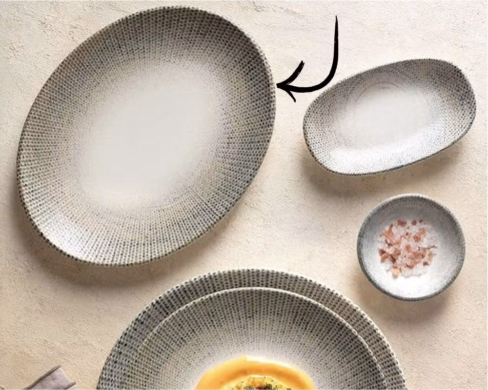 SWAY Oval Tallrik 31x24cm Moove