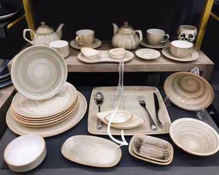 TERRAIN Skål Rekt.14x10cm