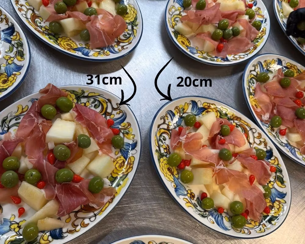 ALBUFERA Tallrik oval 20 cm