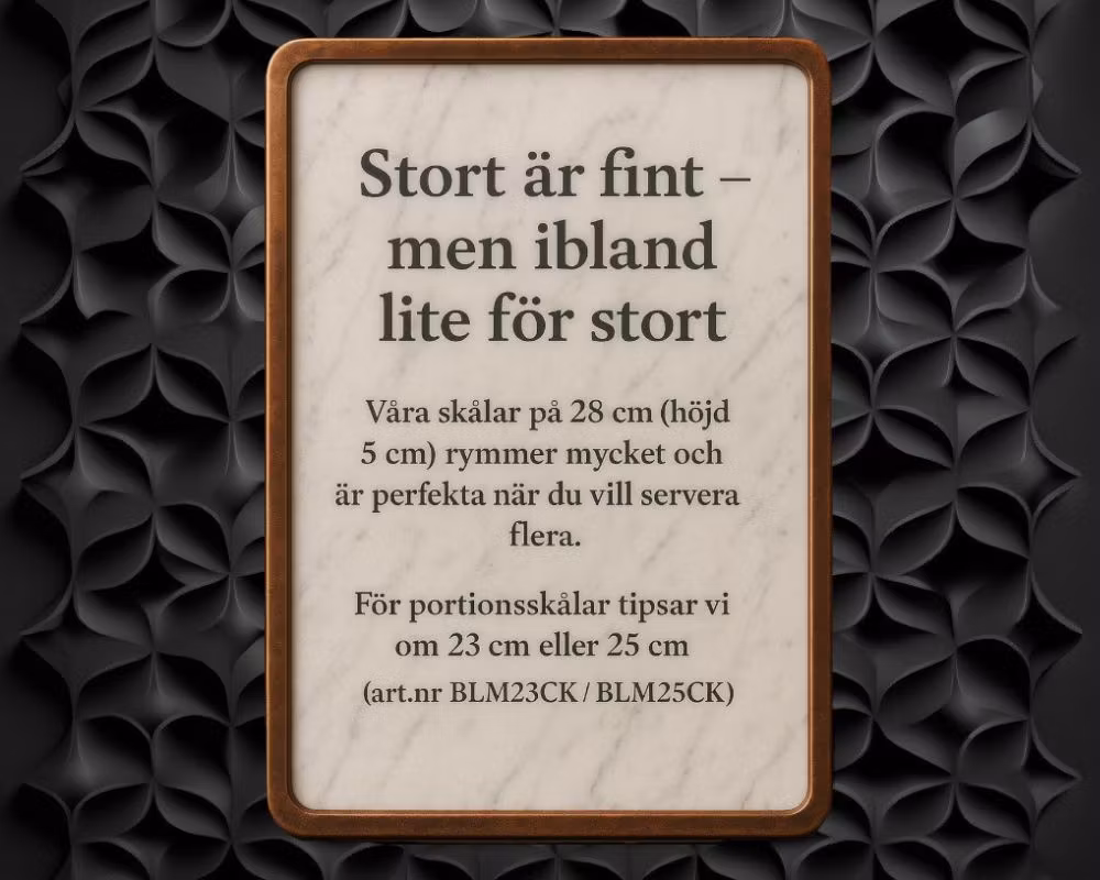 HARENA Bloom Tallrik djup(Stor Skål) D28cm