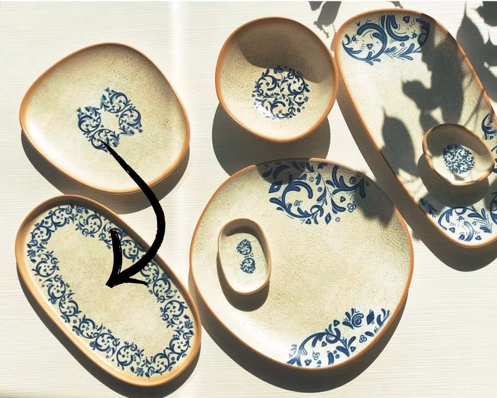 VIENTO Tallrik Oval D30cm