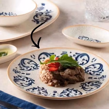 VIENTO Tallrik Gourmet flat D25cm