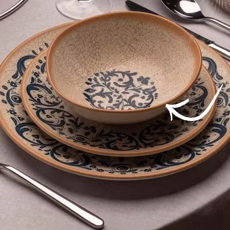 VIENTO Djup tallrik D18cm