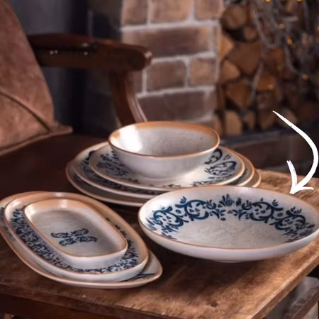 VIENTO Djup tallrik D25cm