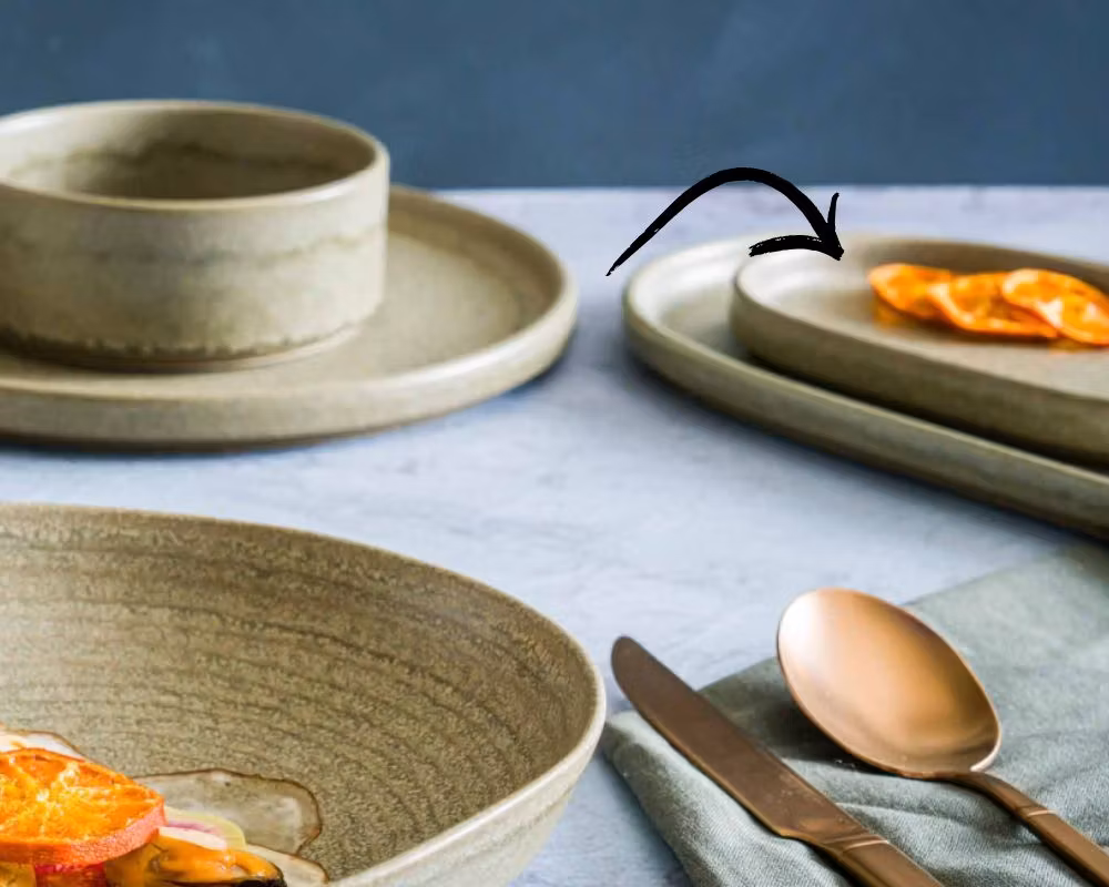 Adelfa Tallrik Oval D15 cm