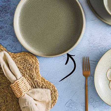 Adelfa Tallrik flat D21cm