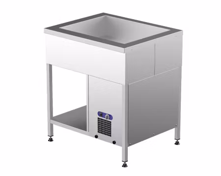 Kylbrunn med öppet stativ 2xGN1/1-150, 800x650x900, KAJ 800, COOLPART