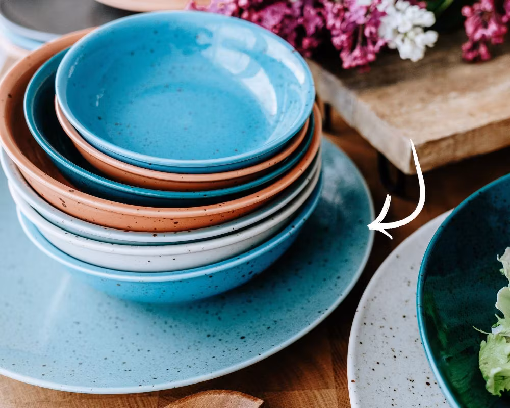 Arctic Blue - LIFESTYLE Flat utan brem D30cm