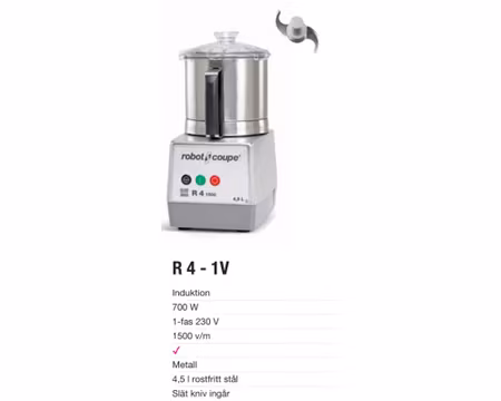 Snabbhack R4-1500, 700W, ROBOT COUPE