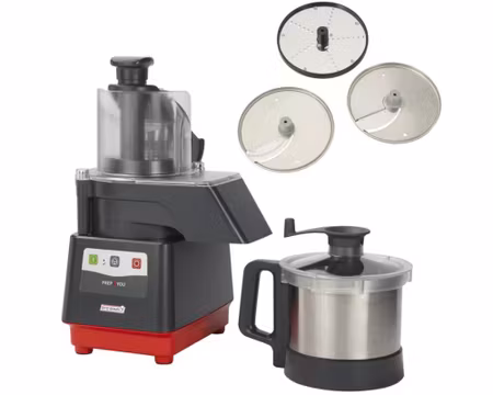Grönsaksskärare/Snabbhack COMBI RFR Kanna 2,6 L, Inkl. 3 Skivor, 1 Hastighet 500W, DITO SAMA