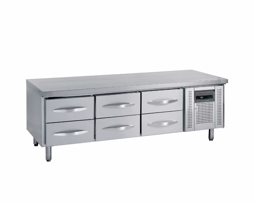 Grillkylbänk UC5360, 1795x700x670 mm 6xGN1/1 Lådor, TEFCOLD