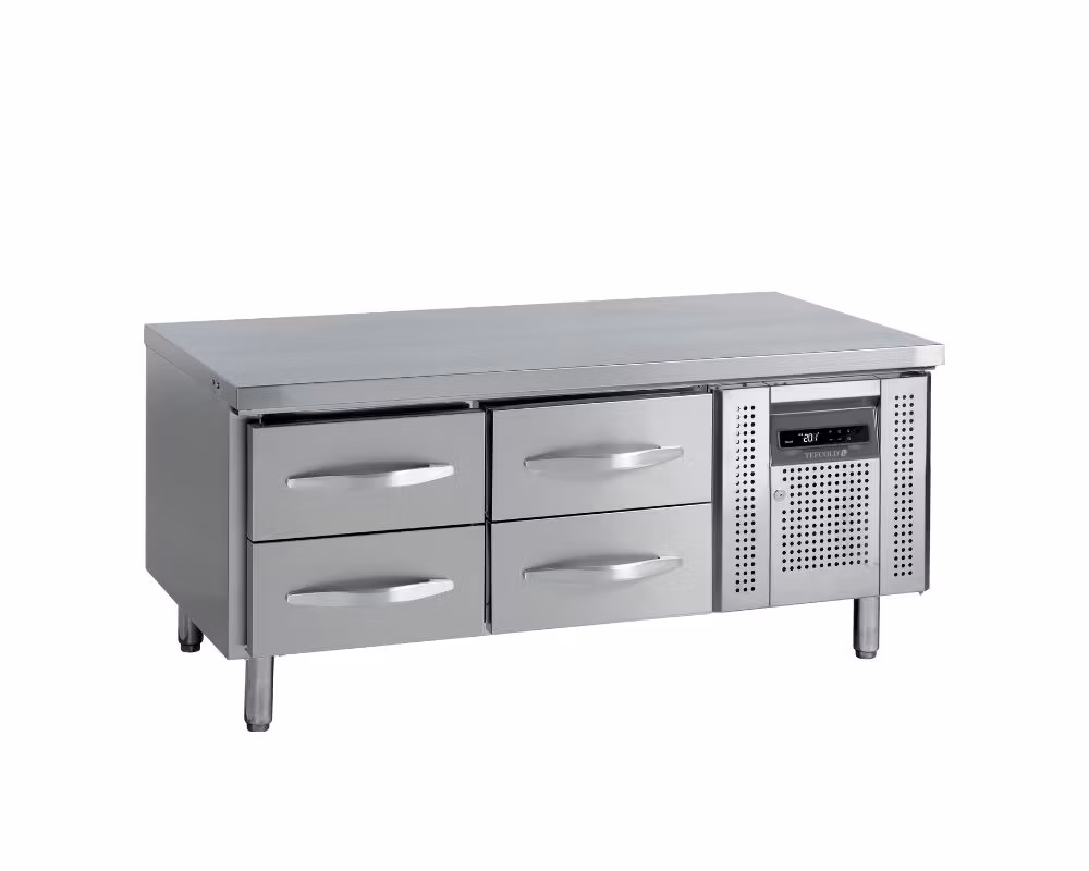 Grillkylbänk UC5240, 1360x700x670 mm 4xGN1/1 Lådor, TEFCOLD