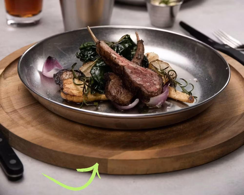 Serveringsfat Ø 33 cm Akacia