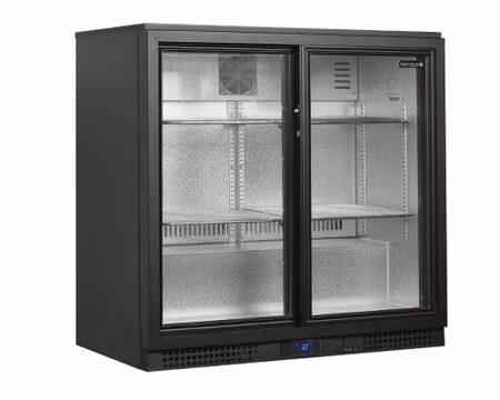 Barkyl 2skjutglasdörrar, 900x515x900mm 188 Liter, TEFCOLD