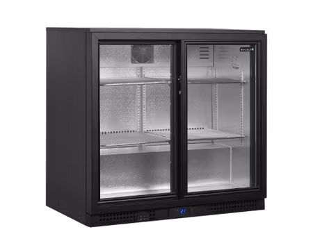 Barkyl 2skjutglasdörrar, 900x515x870mm 182 Liter, TEFCOLD