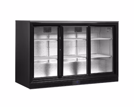 Barkyl 3skjutglasdörrar, 1350x526x870mm 278 Liter, TEFCOLD