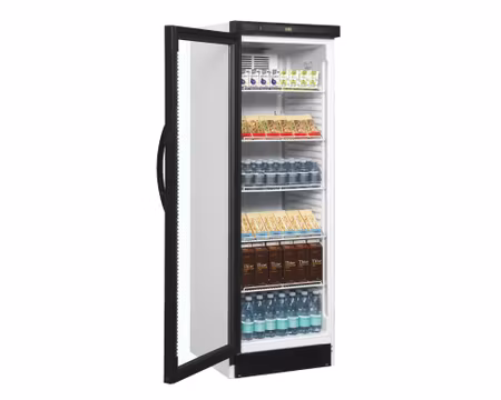 Drickakyl vit CEV425 1 LED L/H, vänsterhängd, 595x600x1840mm 358 Litter, TEFCOLD