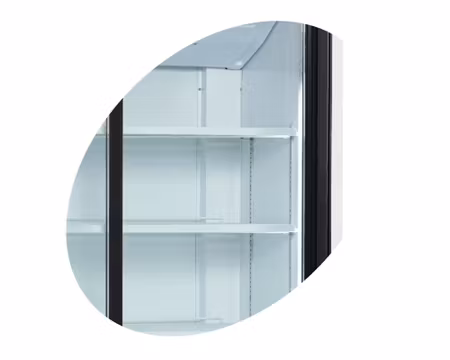 Drickakyl 2 skjutglasdörrar, 1000x735x1990mm 540Litter, TEFCOLD