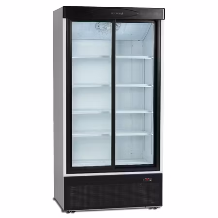 Drickakyl FS1002S med 2 skjutglasdörrar, 1000x735x1990mm 730 Litter, TEFCOLD