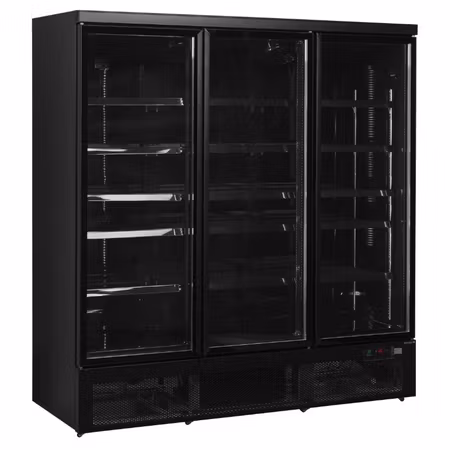 Drickakyl Atom Maxi C3DBB, 3Självstängande glasdörra, 1880x710x2003mm 1664 Litter, TEFCOLD