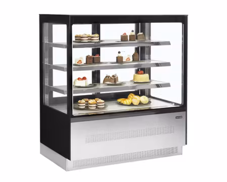 Kylmonter 3st glashyllor+bottenhylla, 1205x745x1350mm, TEFCOLD