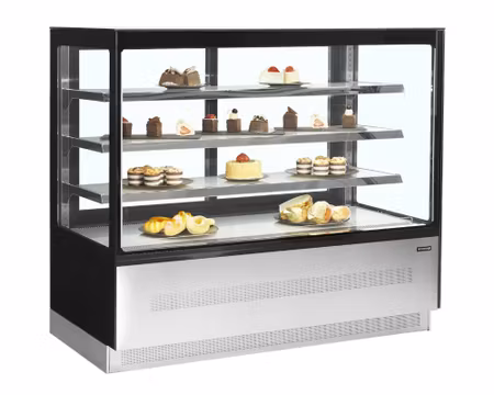 Kylmonter 3st glashyllor+bottenhylla, 1505x745x1350mm, TEFCOLD