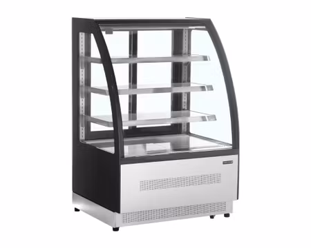 Kylmonter 3st glashyllor+bottenhylla, 905x745x1360mm, TEFCOLD