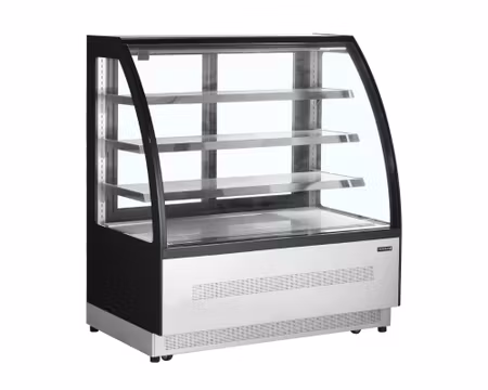 Kylmonter 3st glashyllor+bottenhylla, 1205x745x1360mm, TEFCOLD