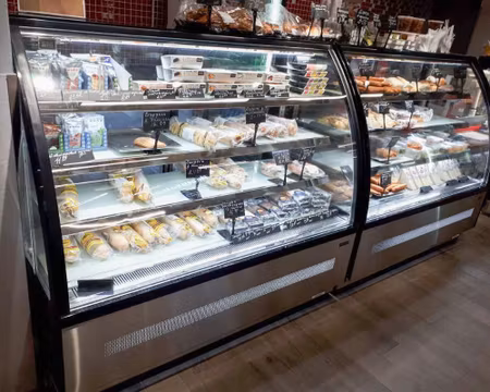 Kylmonter 3st glashyllor+bottenhylla, 1505x745x1360mm, TEFCOLD