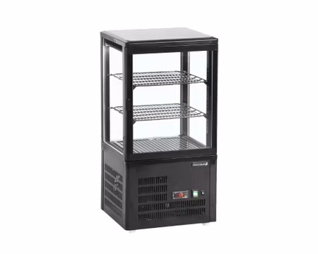 Displaykyl bordsmodell 2st näthyllor+Bottenhylla, 428x386x855mm, TEFCOLD