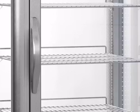 Displaykyl Golvmodell 5st näthyllor, 706x706x1800mm, TEFCOLD