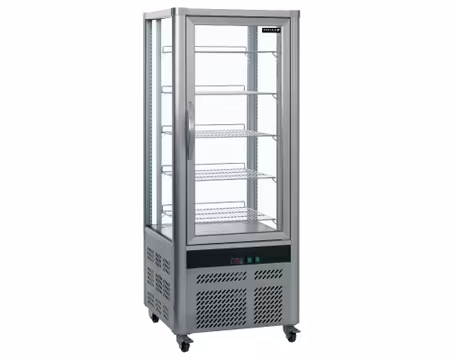 Displaykyl Golvmodell 5st näthyllor, 706x706x1800mm, TEFCOLD