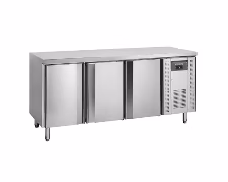 Kylbänk 3 Dörrar Med GN1/1 Hyllor, 1795x700x860mm, TEFCOLD