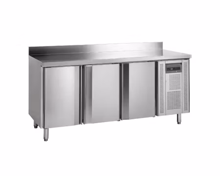 Frysbänk 3 Dörrar GN1/1, Uppvik kant 1795x600x880mm, TEFCOLD