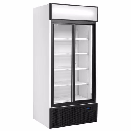 Drickakyl FSC891S Självstängande skjutglasdörrar, 890x740x1990mm 707Litter, TEFCOLD