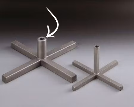Förstärkt spettkors till POTIS 35x35x10,5 cm