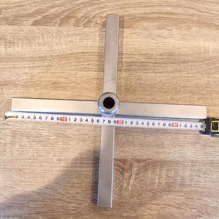 Förstärkt spettkors till POTIS 35x35x10,5 cm