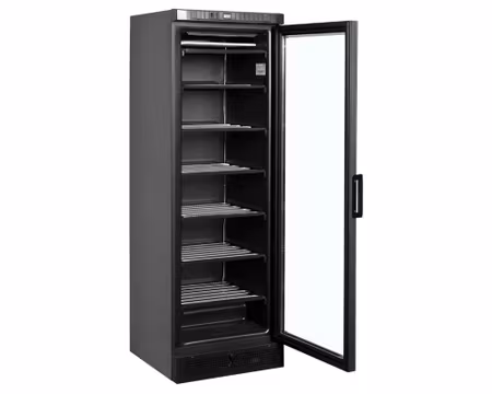 Displayfrys UFSC371G Black, 595x640x1840 mm 300Liter, TEFCOLD