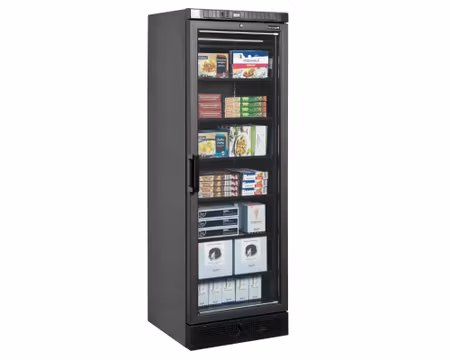 Displayfrys UFSC371G Black, 595x640x1840 mm 300Liter, TEFCOLD