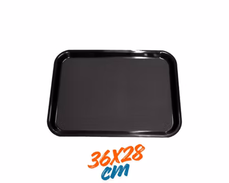 Bricka 36x28cm Svart
