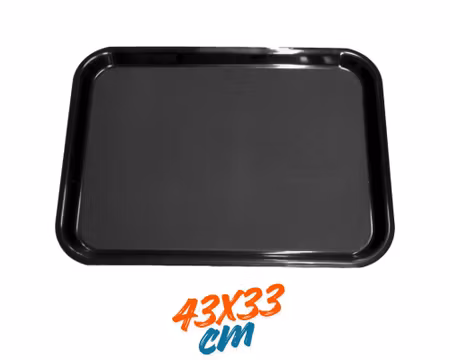 Bricka 43x33cm Svart